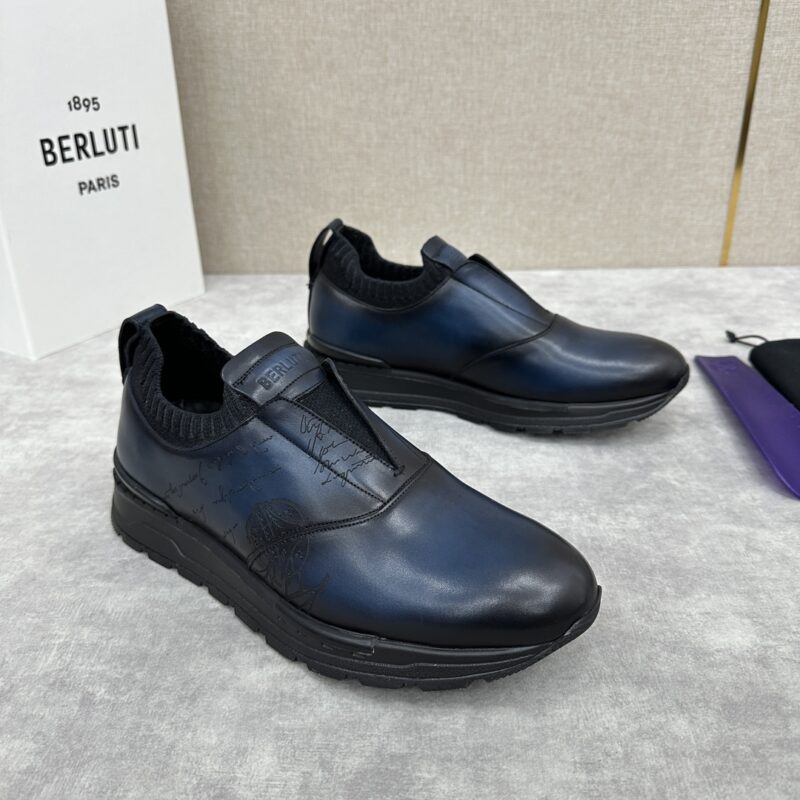 BERLUTI Fast Track皮革运动鞋