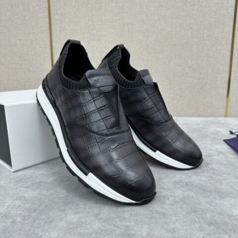 BERLUTI  Fast Track皮革运动鞋