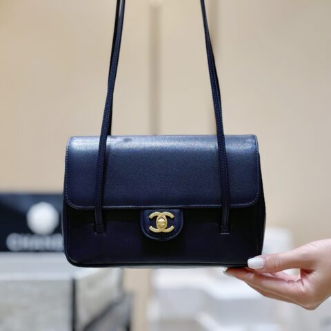CHANEL 26P Preppy coco包王👜 AS6130 小号深蓝