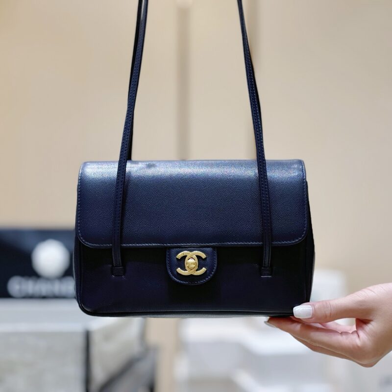 CHANEL 26P Preppy coco包王👜 AS6130 小号深蓝