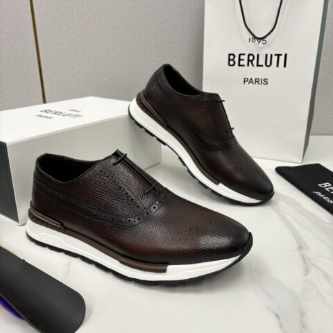 BERLUTI Fast Track皮革运动鞋