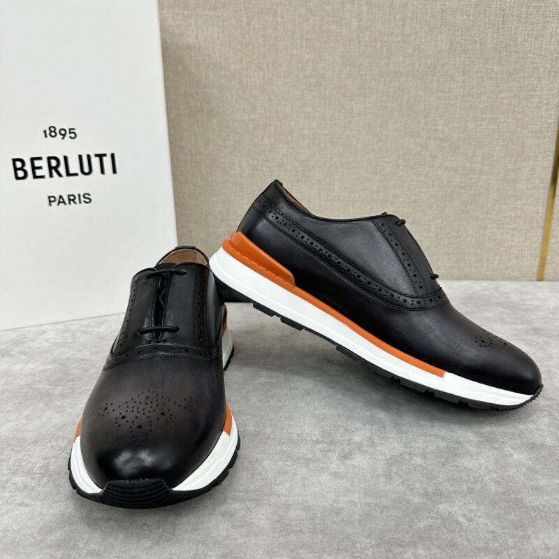 BERLUTI Fast Track皮革运动鞋