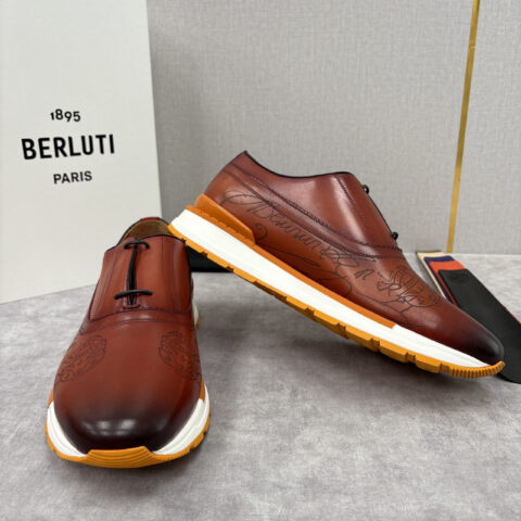 BERLUTI Fast Track皮革运动鞋