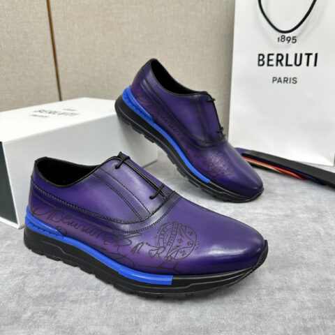 BERLUTI Fast Track皮革运动鞋