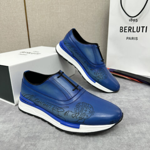 BERLUTI Fast Track皮革运动鞋