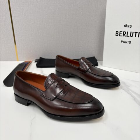 BERLUTI 新品男士乐福鞋皮鞋