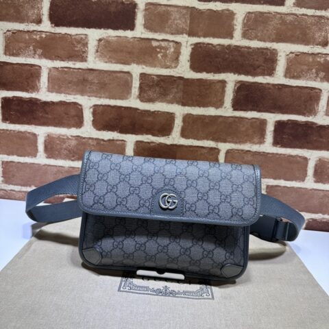 GUCCI 专柜品质，顶级原单货，实物实拍！752597灰pvc/灰皮