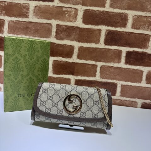 GUCCI 专柜品质，顶级原单货，实物实拍！款号725215啡胶