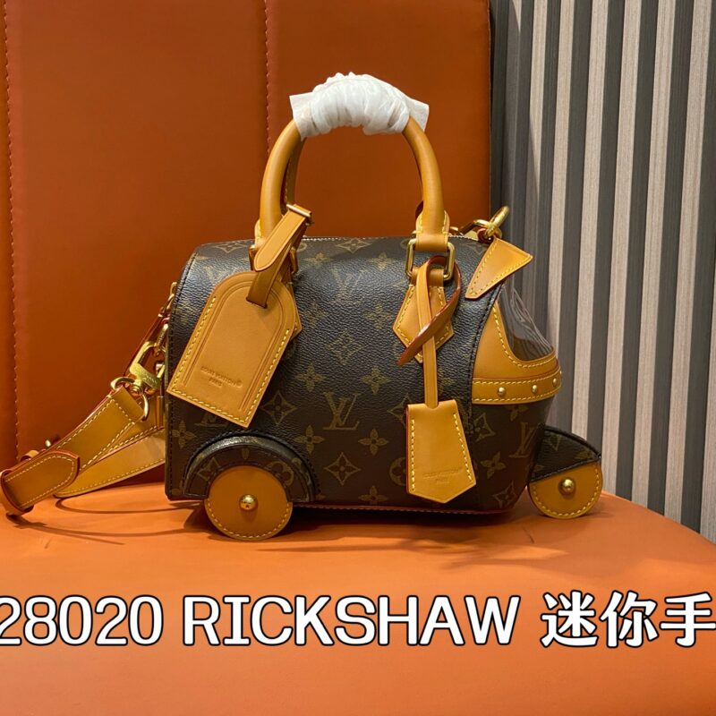 【原单精品】M28020老花 三轮车斜挎包 当季新款 RICKSHAW 迷你手袋