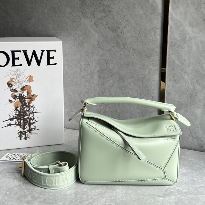 LOEWE Anagram刺绣肩带 0189 春玉色