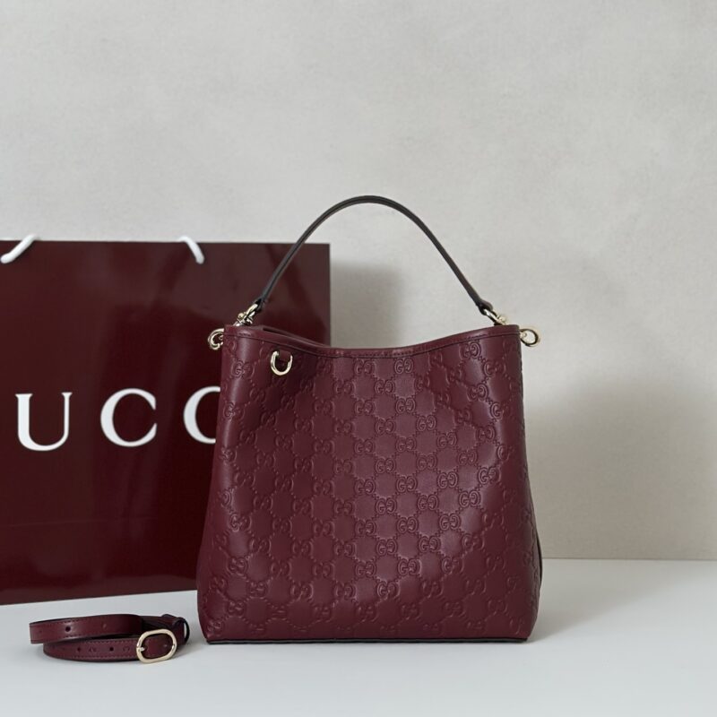 GUCCI 专柜品质，顶级原单货，实物实拍！款号815103酒红压字