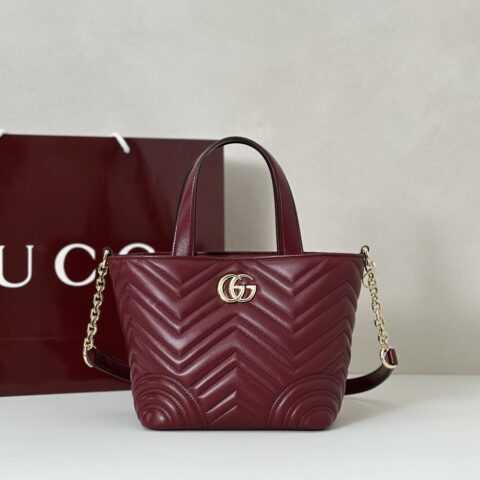 GUCCI 专柜品质，顶级原单货，实物实拍！款号847386安可拉红