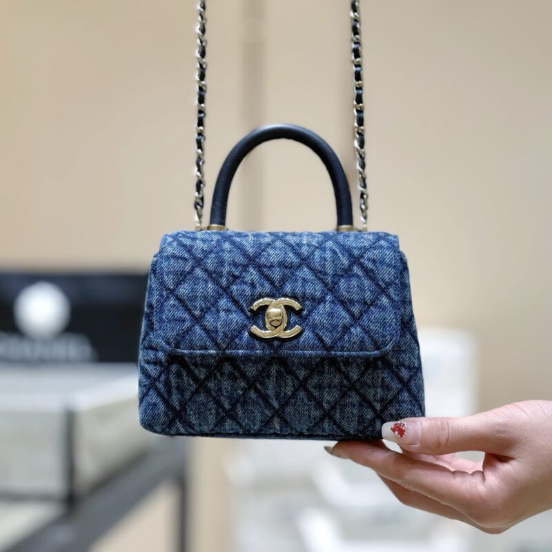 CHANEL  26P mini cocohandle 牛仔💼 AP4244