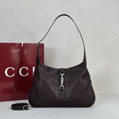 GUCCI 专柜品质，顶级原单货，实物实拍！款号863136深棕羊皮