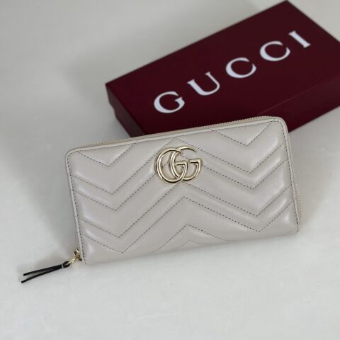 GUCCI 专柜品质，顶级原单货，实物实拍！443123灰色羊皮