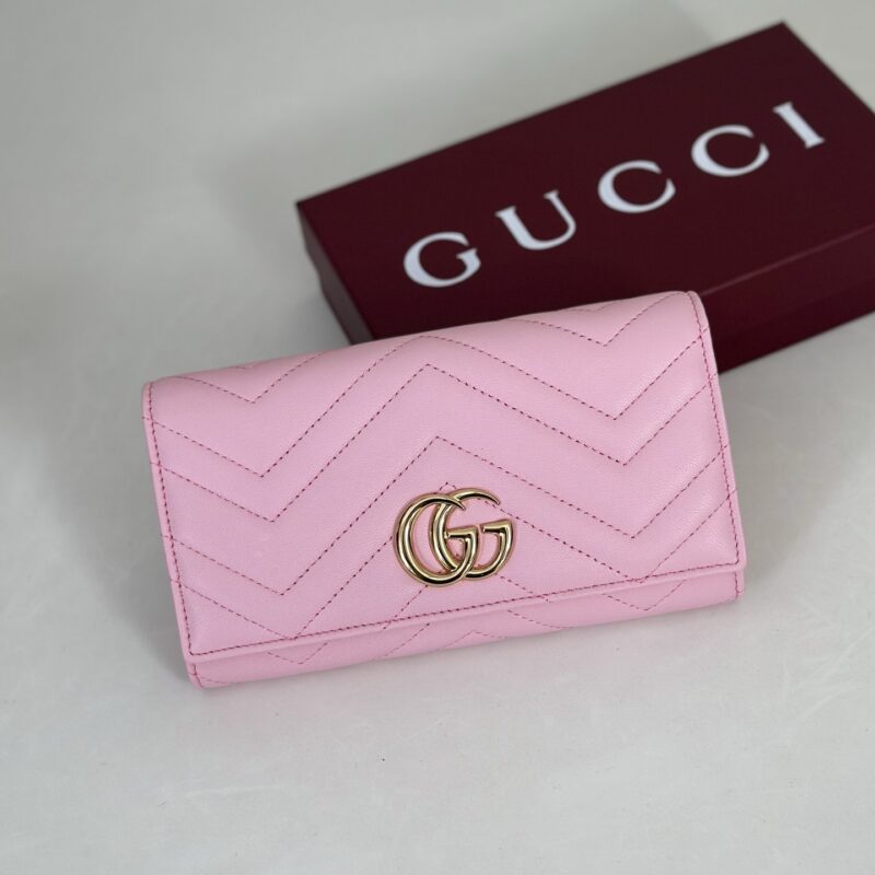 GUCCI 专柜品质，顶级原单货，实物实拍！443436贝儿粉羊皮