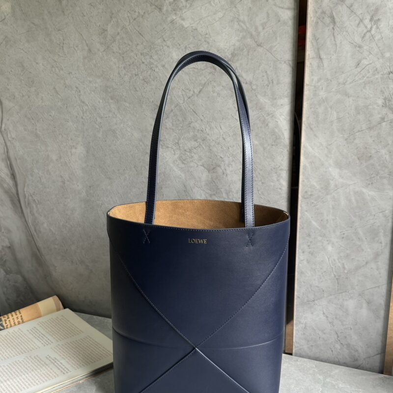 LOEWE puzzle fold 系列可折叠托特包 0693 海军蓝