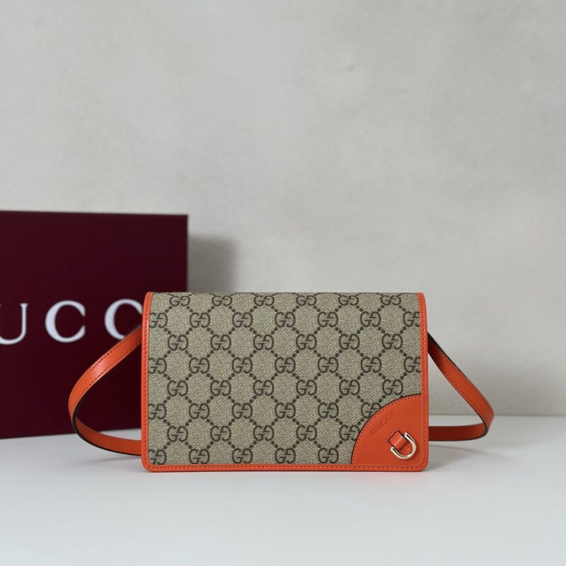 GUCCI 专柜品质，顶级原单货，实物实拍！款号820688啡橙