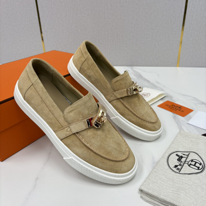 HERMES Job kelly 扣牛皮乐福鞋