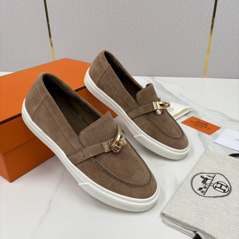 HERMES Job kelly 扣牛皮乐福鞋