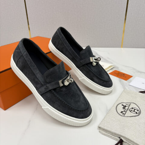 HERMES Job kelly 扣牛皮乐福鞋