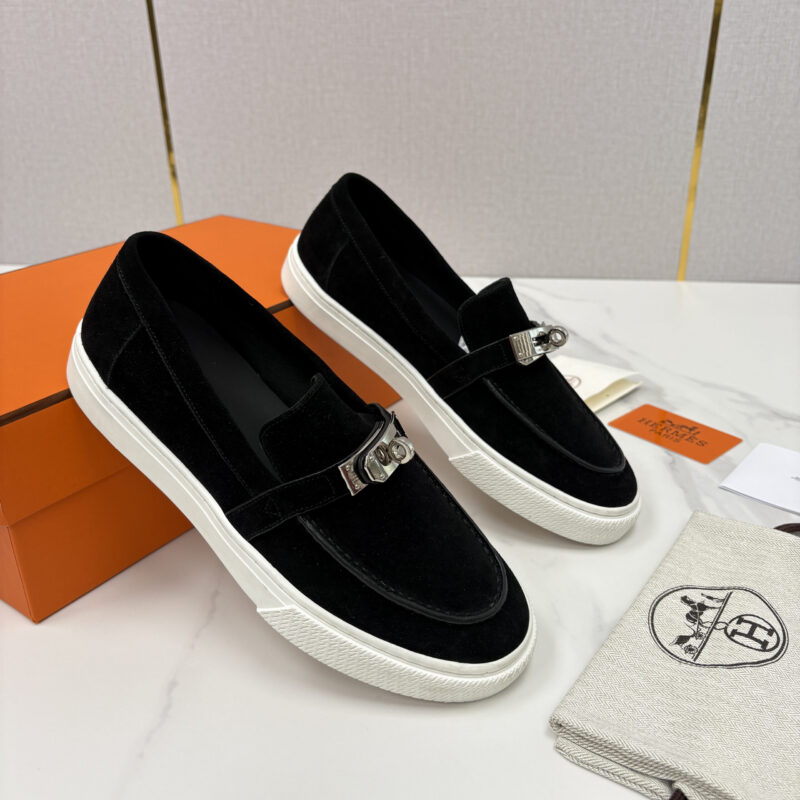 HERMES Job kelly 扣牛皮乐福鞋