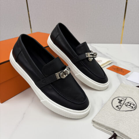 HERMES Job kelly 扣牛皮乐福鞋