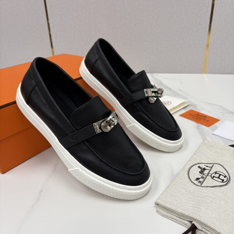 HERMES Job kelly 扣牛皮乐福鞋