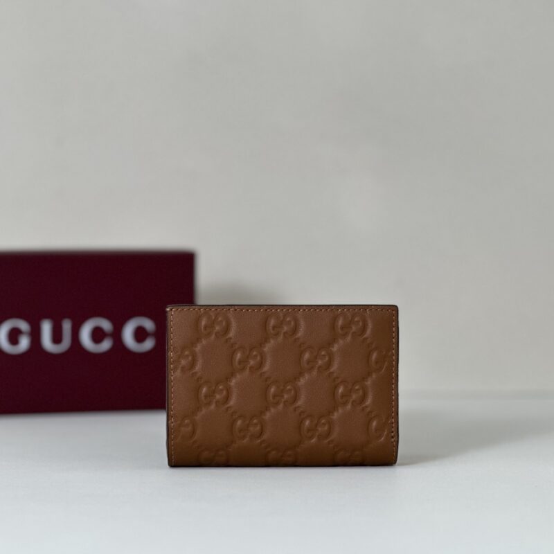 GUCCI 专柜品质，顶级原单货，实物实拍！款号847208棕色压花