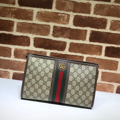 GUCCI 专柜品质，顶级原单货，实物实拍！款号598234啡色/红绿带