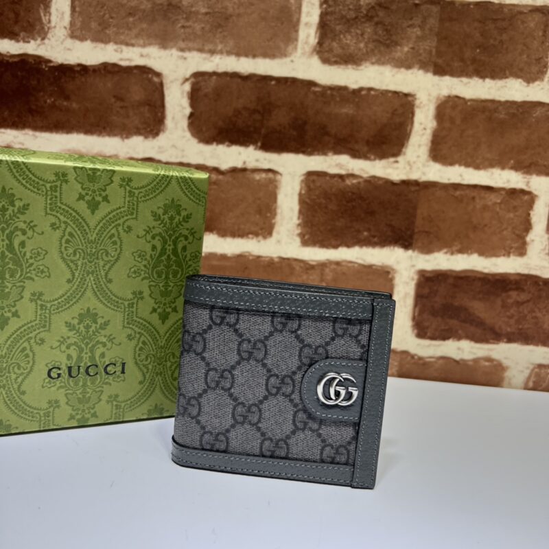 GUCCI 专柜品质，顶级原单货，实物实拍！款号597609灰PVC/灰皮