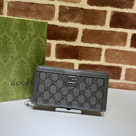GUCCI 专柜品质，顶级原单货，实物实拍！款号706844灰PVC/灰皮