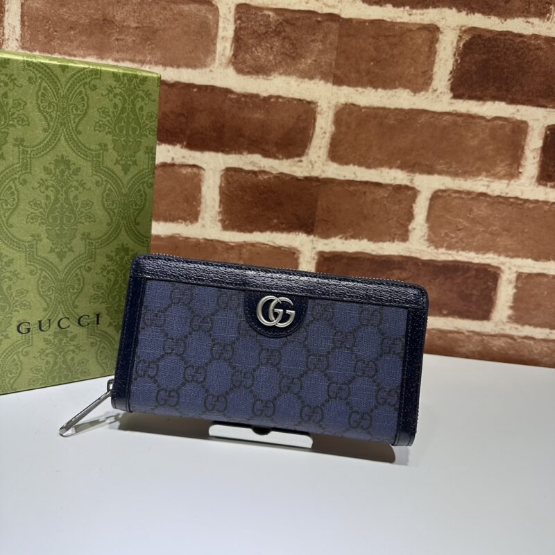 GUCCI 专柜品质，顶级原单货，实物实拍！款号706844深蓝色PVC