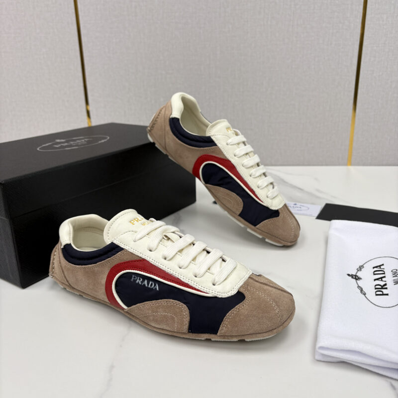 PRADA 2025 复古Nappa皮革运动鞋