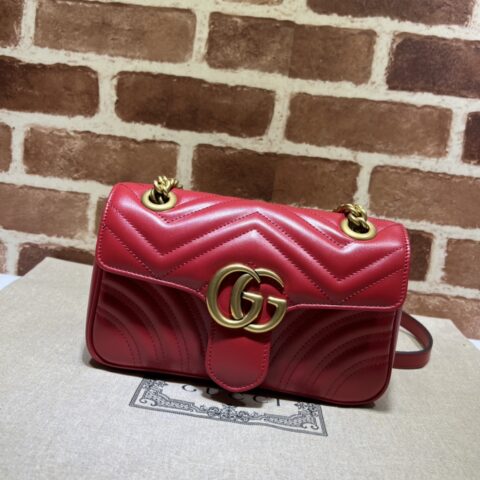 GUCCI 专柜品质，顶级原单货，实物实拍！446744大红