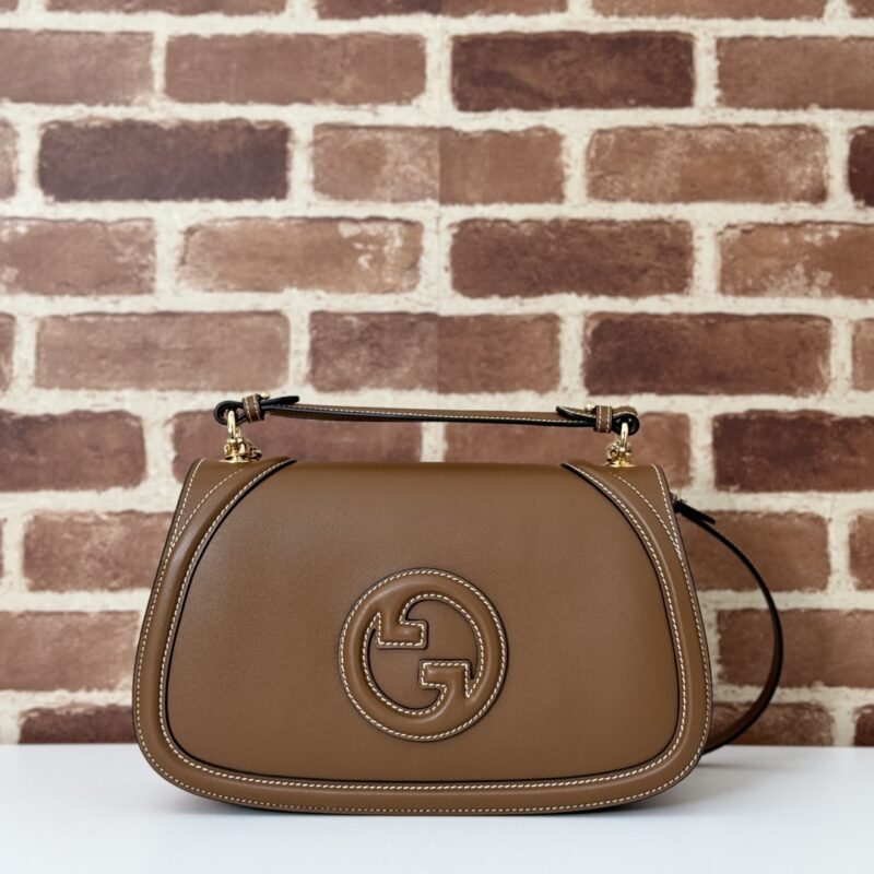 GUCCI 专柜品质，顶级原单货，实物实拍！款号815716棕皮