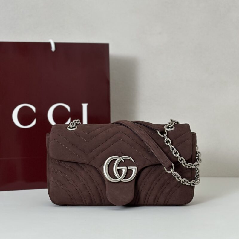GUCCI 专柜品质，顶级原单货，实物实拍！款号837267咖啡磨砂