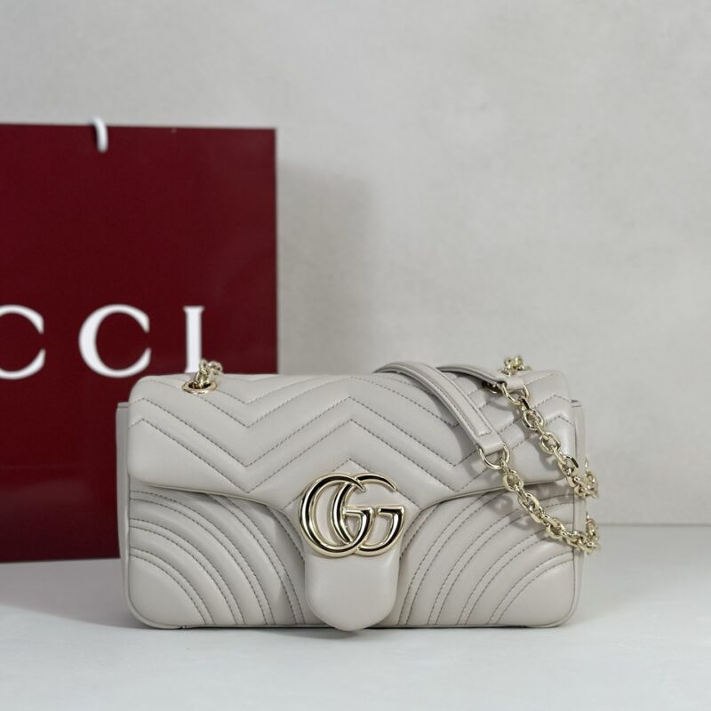 GUCCI  专柜品质，顶级原单货，实物实拍！款号837267浅灰
