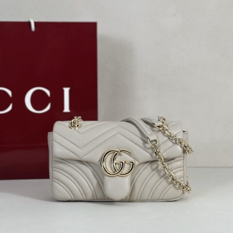 GUCCI 专柜品质，顶级原单货，实物实拍！款号837280浅灰
