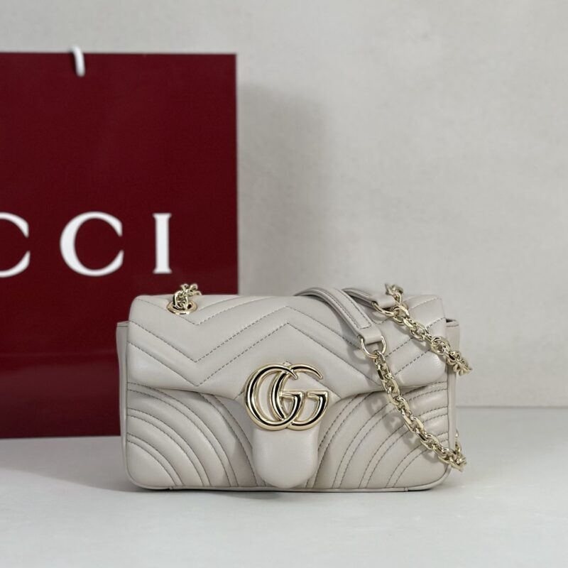 GUCCI 专柜品质，顶级原单货，实物实拍！款号837280浅灰