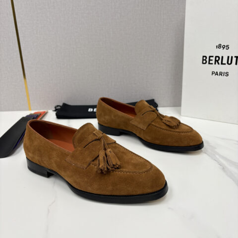 BERLUTI 新品男士流苏乐福鞋皮鞋