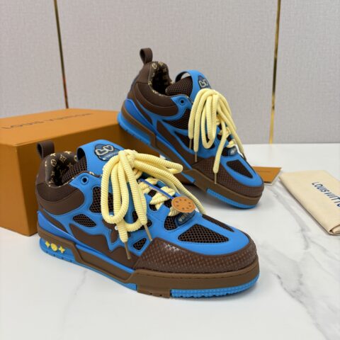 LV  SKATE 复古情侣款运动鞋面包鞋