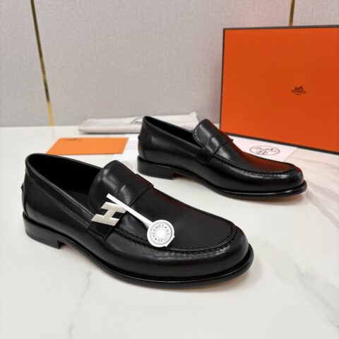 HERMES Milton 新品男士乐福鞋皮鞋