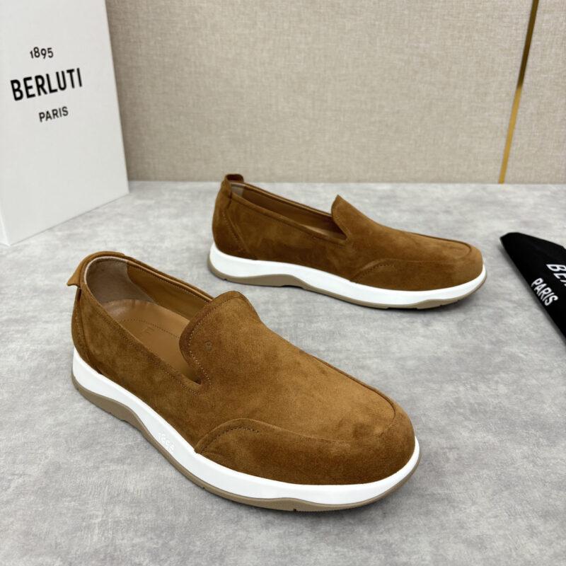 BERLUTI  Echappée 系列乐福鞋一脚蹬休闲鞋履