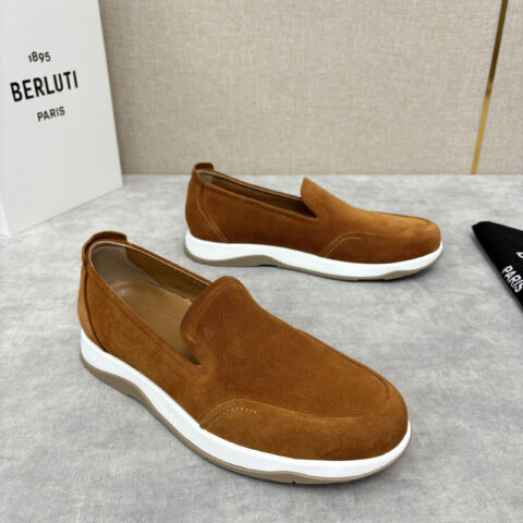 BERLUTI Echappée 系列乐福鞋一脚蹬休闲鞋履
