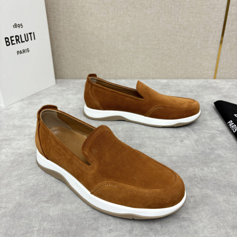 BERLUTI Echappée 系列乐福鞋一脚蹬休闲鞋履