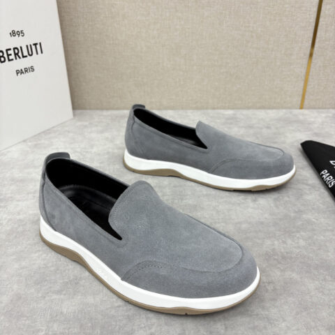 BERLUTI Echappée 系列乐福鞋一脚蹬休闲鞋履