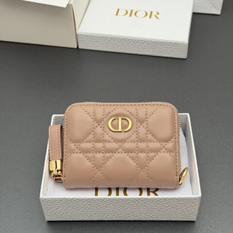 DIOR Jolie Glycine小拉链包系列 型号:S5034 玫瑰粉腾格纹