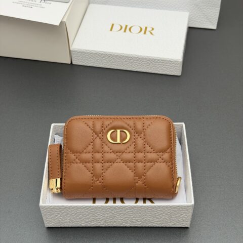 DIOR Jolie Glycine小拉链包系列 型号：S5034   古铜色腾格纹