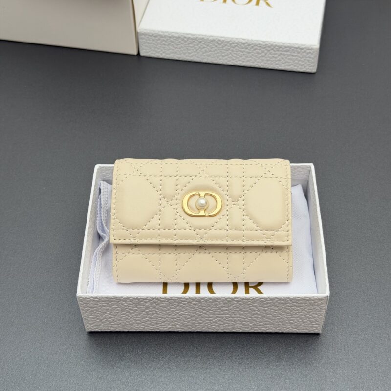 DIOR Jolie Glycine钱包系列 型号：S3102   胭脂米騰格紋
